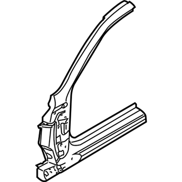 BMW 41217120058 Column A Exterior, Right