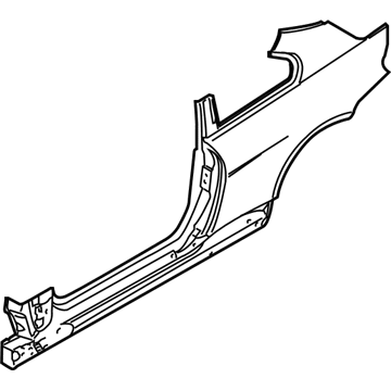 BMW 41217120064 Column B With Right Rocker Panel