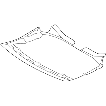 BMW 51757153790 Engine Compartment Screening, Front