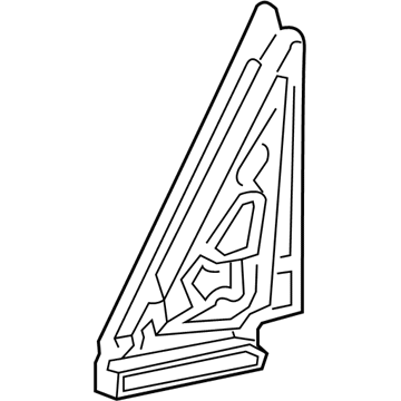 BMW 51337409742 Seal, Outer Right Mirror Triangle