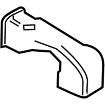 BMW 64227034123 Air Duct, Left Footwell