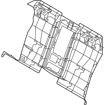 BMW 52207354627 BACKREST FRAME EL. FA