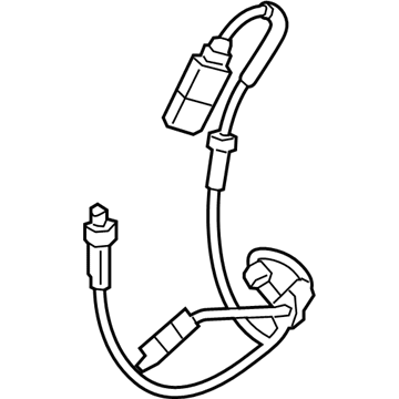 BMW 37106886746 ADAPTER CABLE RBS FRONT AXLE