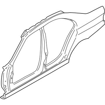 BMW 41007044630 Body-Side Frame Right