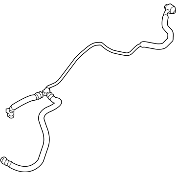 BMW 17217850111 Transmission Oil Cooler Line, Return