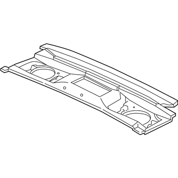 BMW 41328400023 Rear Window Frame Upper Part