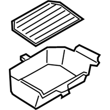 BMW 51166833815 Storage Compartment., Centre Console, Front