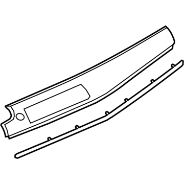 BMW 51459195656 Trim,Instrument.P.,Wood,Fineline,Natural,Right