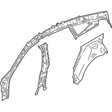 BMW 41007437430 RIGHT INTERIOR SIDE FRAME