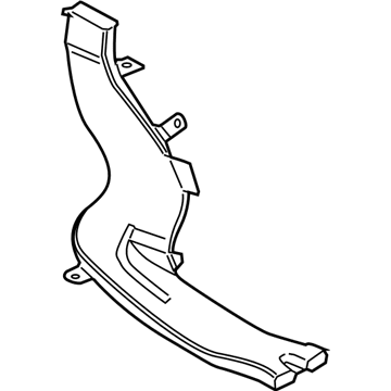 BMW 51477058143 Heater Duct Rear Left