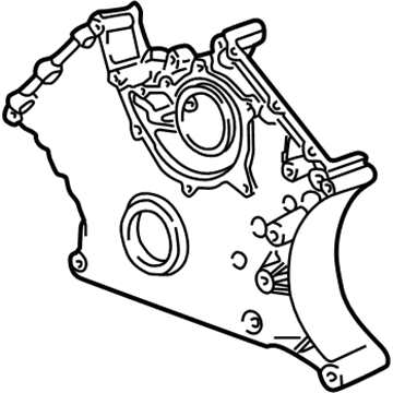 BMW 740iL Timing Cover - 11141733522