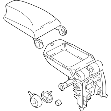 BMW 51169110503 Centre Arm Rest