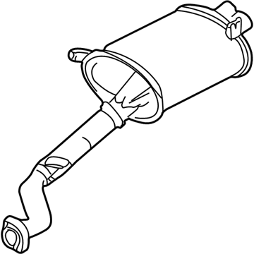 BMW Z3 M Exhaust Pipe - 18101404318
