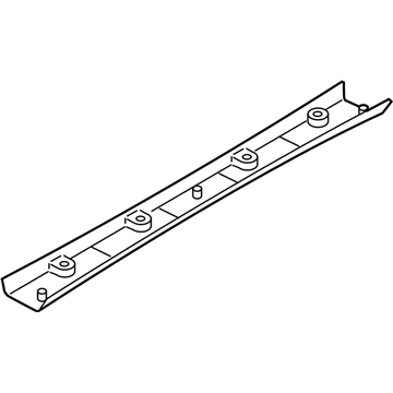 BMW 51497345584 Upper Trunk Lid Trim Panel