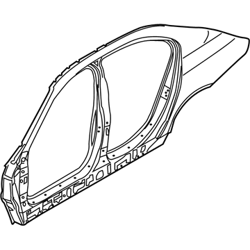 BMW 41217111313 Body-Side Frame Left