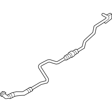 BMW 528i Oil Cooler Hose - 17227593143