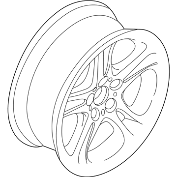 BMW 36111096197 Light Alloy Rim