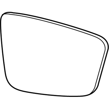 BMW 51167407168 Mirror Glas, Convex, Right