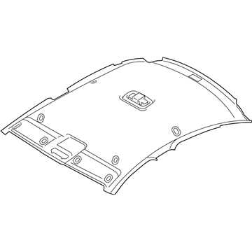 BMW 51447377521 Molded Headlining For Sliding Lifting Roof