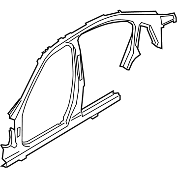 BMW 41007427481 Side Frame, Middle Left