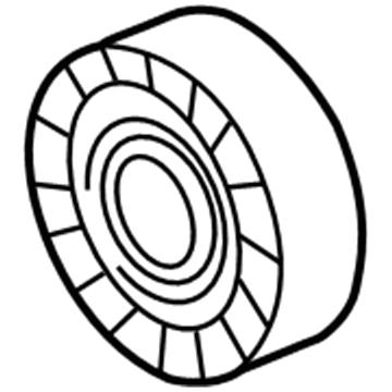 BMW 525i A/C Idler Pulley - 11287516847