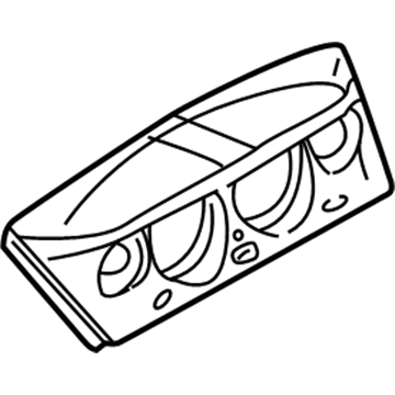 BMW 51457004052 Instruments Combination Covering