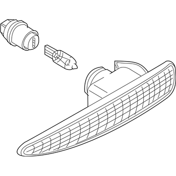 BMW 63137164756 Additional Turn Indicator Lamp, Right