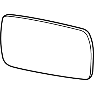 BMW 51167065083 Mirror Glass, Heated, Plane, Left