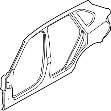 BMW 41217352036 Body-Side Frame Right