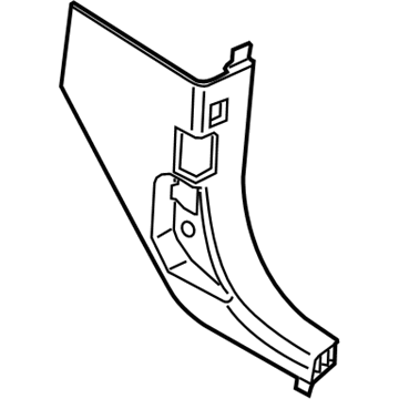 BMW 51472990498 Lateral Trim Panel, Bottom Front Right