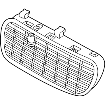 BMW 51138402670 Grille,Air Inlet Right