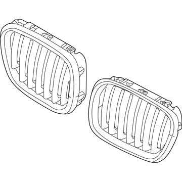 BMW 51138402646 Grille, Front, Right