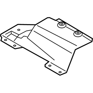 2018 BMW 330e Exhaust Heat Shield - 51487363204