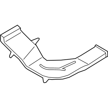 BMW 64229113014 Air Duct, Rear Cabin, Front Right
