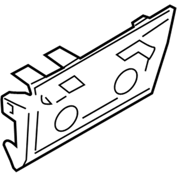 BMW 51169168342 Trim, Centre Console, Rear Bottom