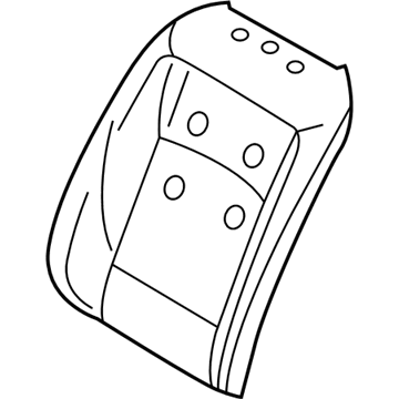 BMW 52107249961 Foam Section, Comfort, Backrest, A/C