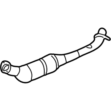 2003 BMW X5 Exhaust Pipe - 18307500542