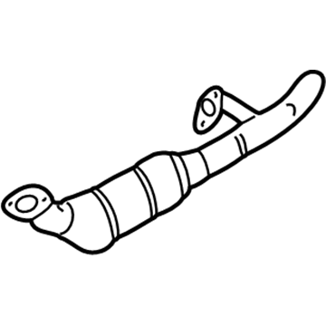 2000 BMW X5 Exhaust Pipe - 18307500541