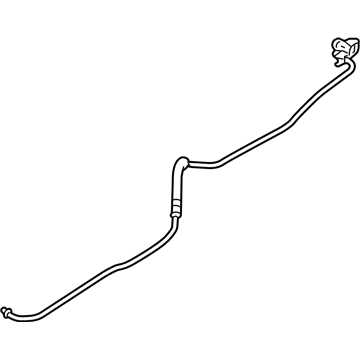 BMW 17227560982 Transmission Oil Cooler Line, Return