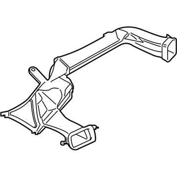 BMW 61229396273 COLD-AIR DUCT, DRIVER'S SIDE