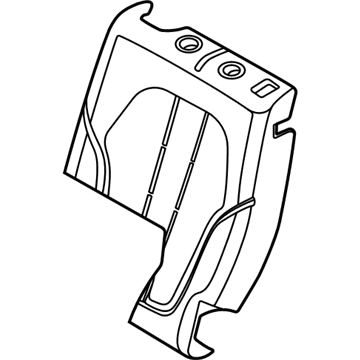 BMW 52209495827 FOAM PAD, BACKREST, REAR LEF