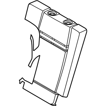 BMW 52307443470 FOAM PAD, SEAT, REAR RIGHT