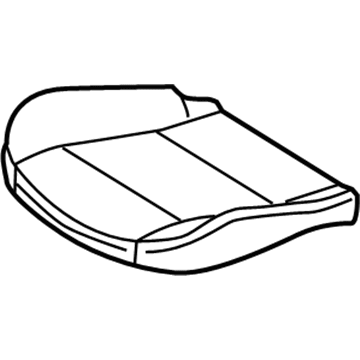 BMW 335is Seat Cushion Pad - 52107253707