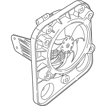 2015 BMW i3 Cooling Fan Assembly - 17428608033