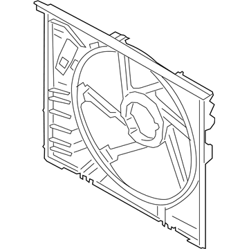 2020 BMW 330i xDrive Fan Shroud - 17428477380