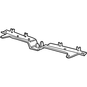 BMW 61668360180 Supporting Rail For Hose In Engine Hood