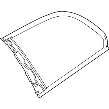 BMW 51368231851 Green Side Window With Left Gasket