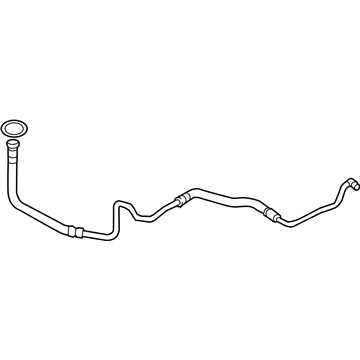 2013 BMW 650i xDrive Oil Cooler Hose - 17227590614