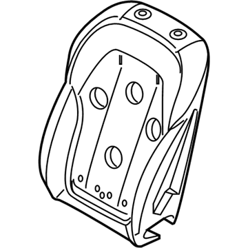 BMW 52106994382 FOAM PAD, BACKREST, CLIMATE