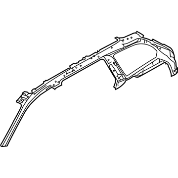 BMW 41217129412 Right Interior Roof Frame